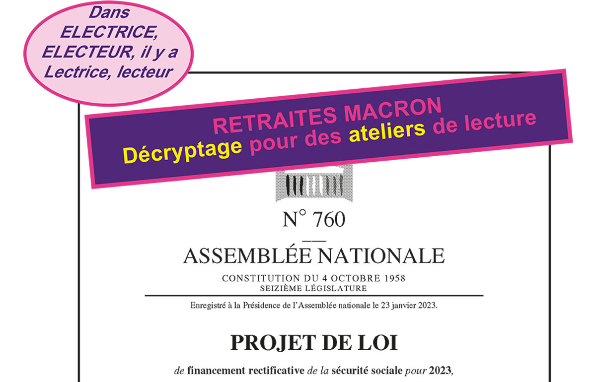 Dans électrice il y a lectrice, dans électeur il y a lecteur.