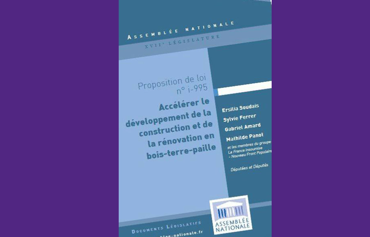 Proposition de loi pour un BTP écologique et local