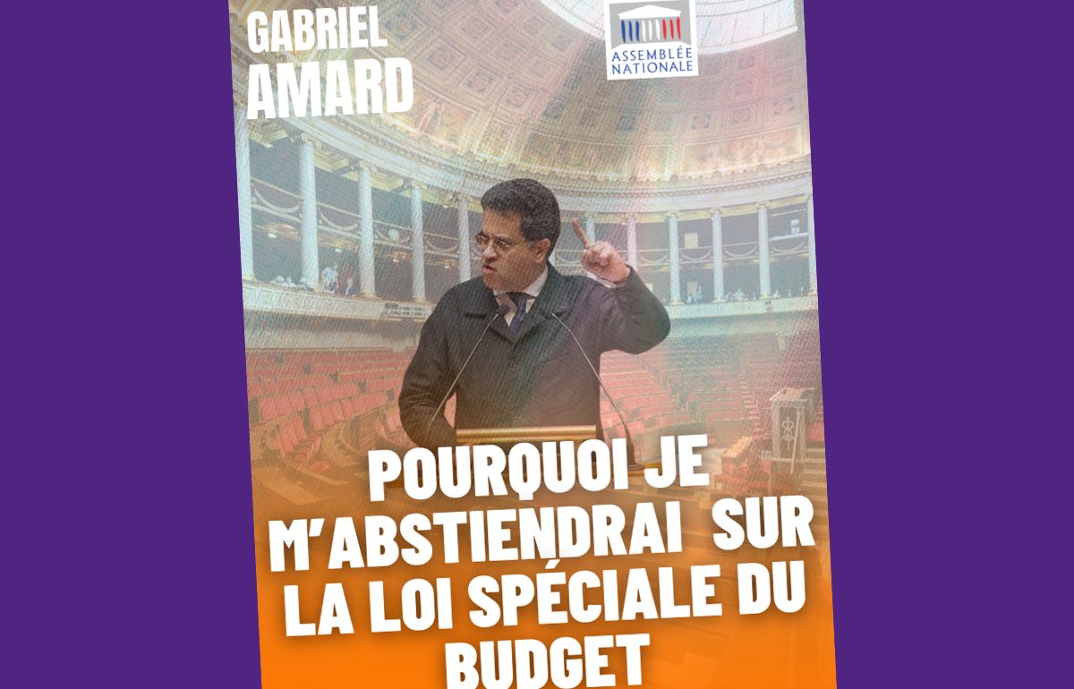 Pourquoi je m’abstiendrai sur la loi spéciale